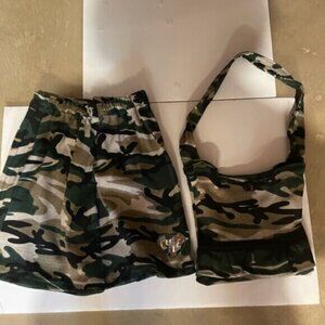 Women’s Camouflage Shorts and Matching Bag